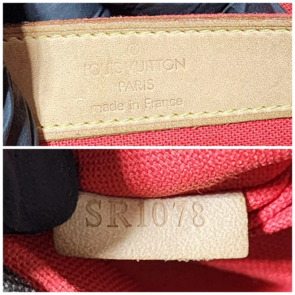 LOUIS VUITTON Monogram Canvas Naviglio Messenger/Crossbody Bag Brown